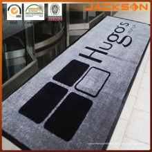 Alfombra de logotipo personalizado de promoción con respaldo de goma